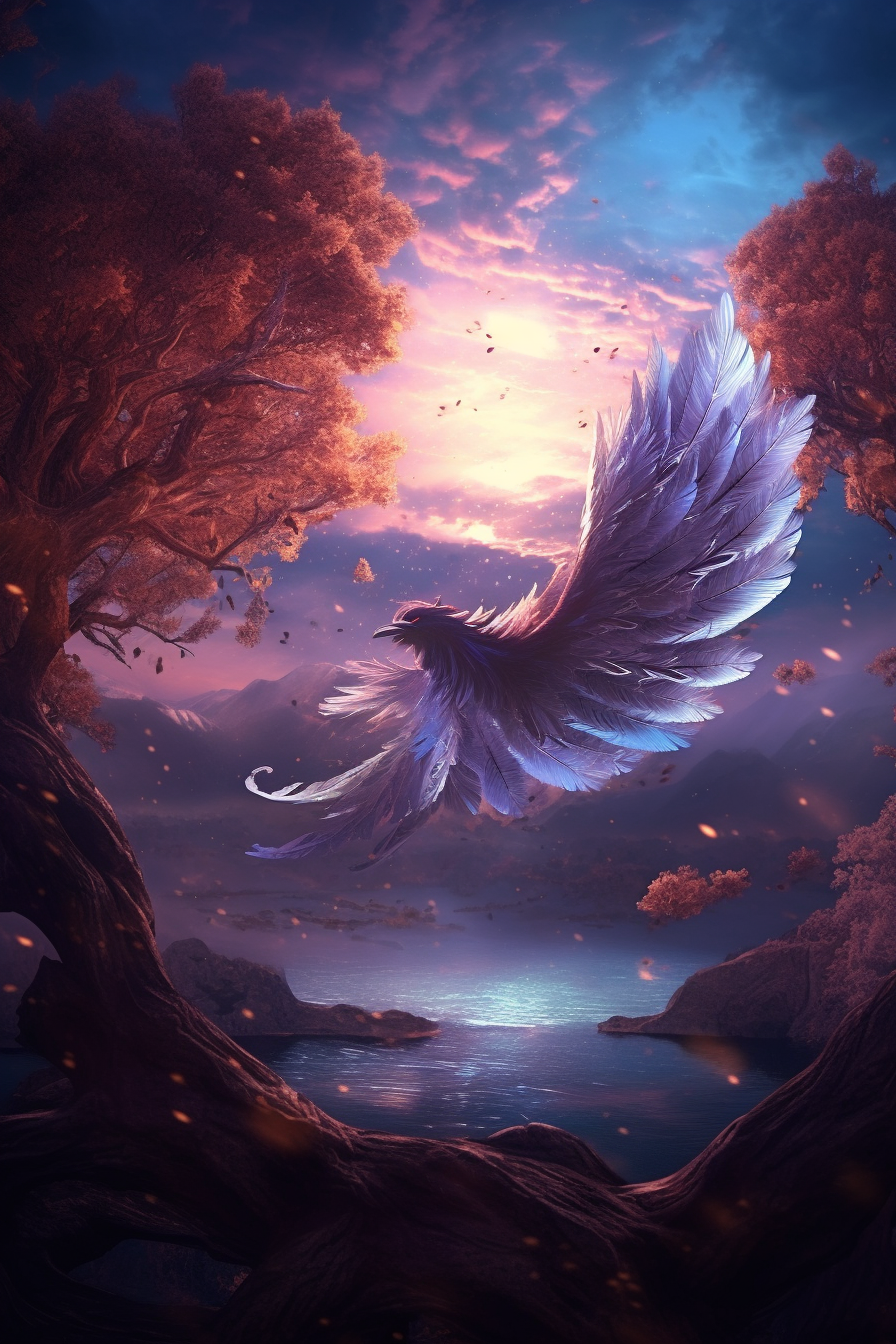 Les attributs du Dieu du Sommeil : les plumes, le pavot et les ailes