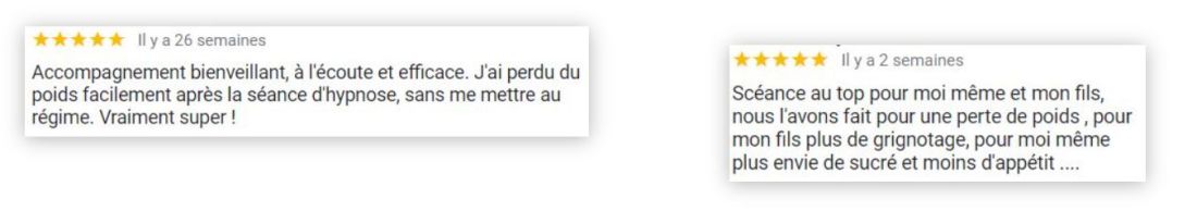 Des clientes heureuses d'être minces grâce à l'hypnose pour maigrir et l'expertise de Virginie Consol (38) Des clientes heureuses d'être minces grâce à l'hypnose pour maigrir et l'expertise de Virginie Consol (38)